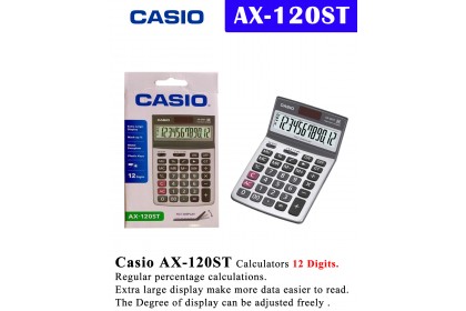 Casio AX-120ST Calculators 12 Digits